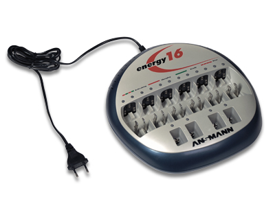 Szybka ładowarka do AA, C, D z blokiem akumulatorów 9V A 1169