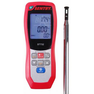 ST732 Anemometr HOT WIRE i pirometr,temp,USB SENTRY