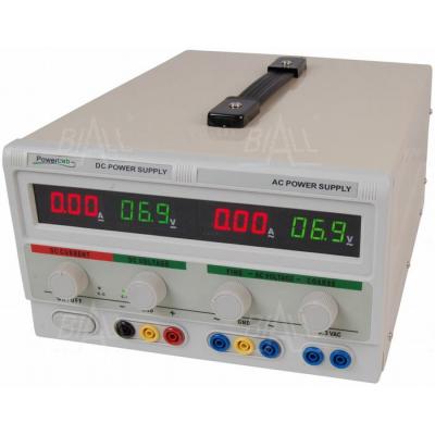 Zasilacz lab 30V/5A DC , 30V/2A 6,3V/6A AC LED PowerLab